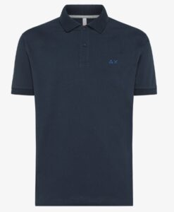 SUN68 – Polo Uomo Solid Regular S/S Blu Navy