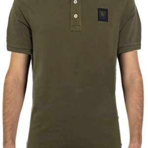 BLAUER – Polo Uomo in Piquet Verde Scuro