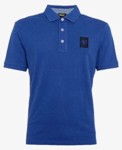 BLAUER – Polo Uomo in Piquet Molto Blu