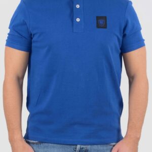 BLAUER – Polo Uomo in Piquet Molto Blu