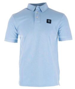 BLAUER – Polo Uomo in Piquet Turchese