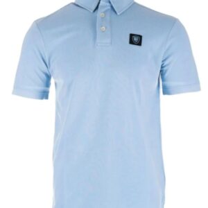 BLAUER – Polo Uomo in Piquet Turchese