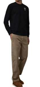 BLAUER – T-Shirt Uomo Manica Lunga Nero