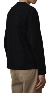 BLAUER – T-Shirt Uomo Manica Lunga Nero