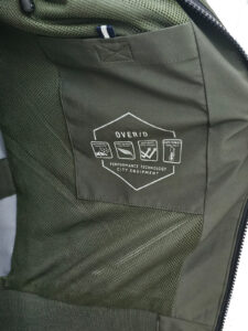 OVER/D – Giubbotto Uomo Modello Bomber con Cappuccio Verde