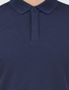 ARMANI EXCHANGE – Polo Uomo con Patch Logata Blu