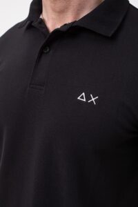 SUN68 – Polo Uomo Solid Regular S/S Nero