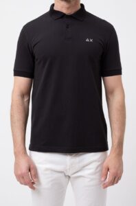 SUN68 – Polo Uomo Solid Regular S/S Nero