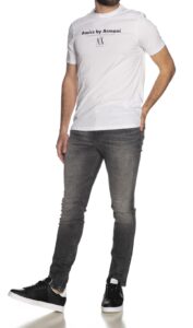 ARMANI EXCHANGE – T-Shirt Uomo Basic by Armani Bianco