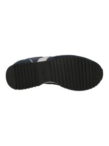 BLAUER – Scarpe Uomo Queens in Tessuto e Camoscio Blu Navy