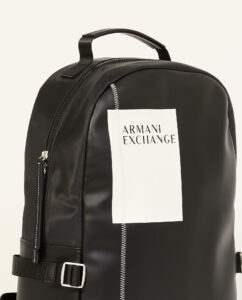 ARMANI EXCHANGE – Zaino Uomo/Donna con Toppa Logata Nero