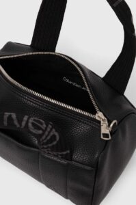 CALVIN KLEIN JEANS – Borsetta Donna Ultralight SQ Barrel Bag23 Nero