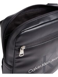 CALVIN KLEIN JEANS – Borsa a Tracolla Unisex Monogram Soft Reporter Nero