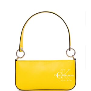 CALVIN KLEIN – Borsa Donna Sulpted Shoulder Pouch Two Tone Giallo
