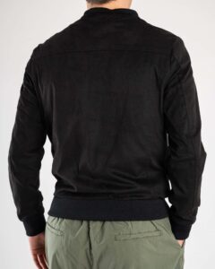 OVER/D – Giubbotto Uomo Modello Biker Eco-Danetto Nero