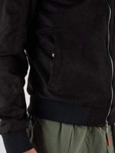 OVER/D – Giubbotto Uomo Modello Biker Eco-Danetto Nero