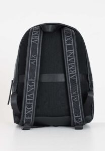 ARMANI EXCHANGE – Zaino Uomo/Donna Lettering con Logo in Rilievo Nero