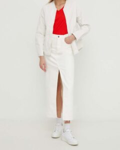 CALVIN KLEIN JEANS – T-Shirt Donna Embro Badge Rosso