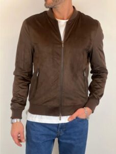 OVER/D – Giubbotto Uomo Modello Bomber Eco-Danetto Moro