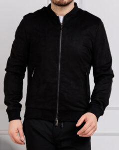 OVER/D – Giubbotto Uomo Modello Bomber Eco-Danetto Nero