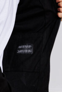 OVER/D – Giubbotto Uomo Modello Bomber Eco-Danetto Nero