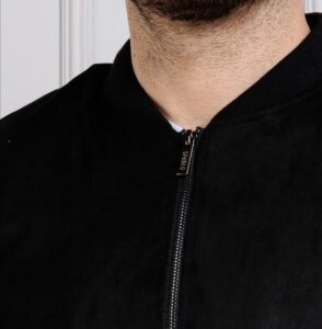 OVER/D – Giubbotto Uomo Modello Bomber Eco-Danetto Nero