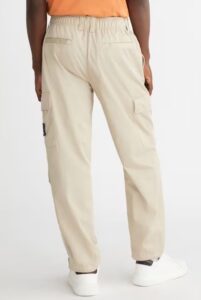 CALVIN KLEIN – Pantaloni Uomo Cargo Lavato Skinny Beige