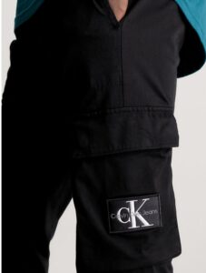 CALVIN KLEIN – Pantaloni Uomo Cargo Lavato Skinny Nero