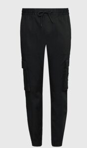 CALVIN KLEIN – Pantaloni Uomo Cargo Lavato Skinny Nero