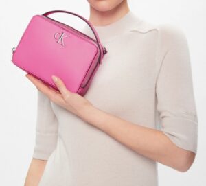 CALVIN KLEIN – Borsetta a Tracolla Donna Minimal Monogram Rosa