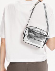 CALVIN KLEIN – Borsetta Donna Sculpted Camera Bag18 Argento