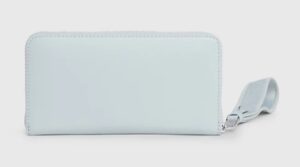 CALVIN KLEIN – Portafoglio Donna con Zip Integrale e Borsellino Portamonete da Polso RFID Pigeon
