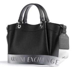 ARMANI EXCHANGE – Borsetta Donna Pelle Sintetica e Clip Magnetica Nero