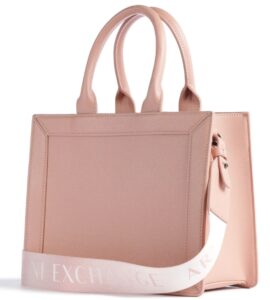 ARMANI EXCHANGE – Borsa Donna a Mano in Pelle Sintetica Rosa Antico