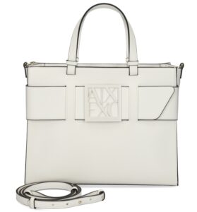 ARMANI EXCHANGE – Borsa Donna Big Tote Bag Bianco