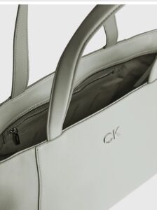 CALVIN KLEIN – Borsa Donna Daily Shopper Medium Pebble Pigeon