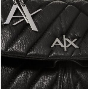 ARMANI EXCHANGE – Zaino Donna a Coulisse con Clip Magnetica Nero