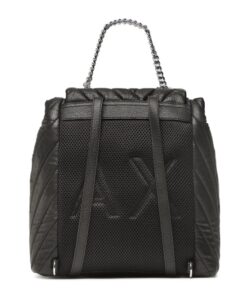 ARMANI EXCHANGE – Zaino Donna a Coulisse con Clip Magnetica Nero