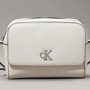 CALVIN KLEIN JEANS – Borsetta Donna Minimal Camera Bag18 Bianco Crema
