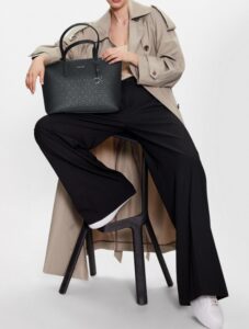 CALVIN KLEIN JEANS – Borsa Donna Ck Must Shopper Md Epi Mono Nero