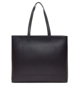 CALVIN KLEIN JEANS – Borsa Donna Minimal Monogram Slim Tote34 Nero/Shiny Gunmetal
