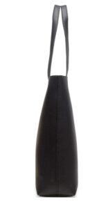 CALVIN KLEIN JEANS – Borsa Donna Minimal Monogram Slim Tote34 Nero/Shiny Gunmetal