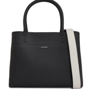 CALVIN KLEIN JEANS – Borsa Donna Business Medium Tote Saffiano Nero
