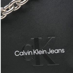 CALVIN KLEIN JEANS – Borsa Donna Sculpted Round S828 Chain Nero