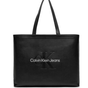 CALVIN KLEIN JEANS – Borsa Donna Sculpted Slim Tote34 Mono Nero