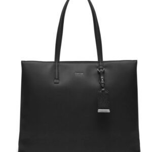 CALVIN KLEIN JEANS – Borsa Donna Ck Must Medium Shopper_Jcq Nero