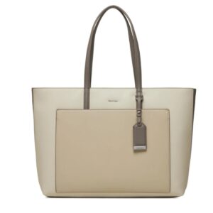 CALVIN KLEIN JEANS – Borsa Donna Shopper Must Beige