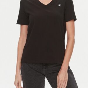 CALVIN KLEIN JEANS – T-Shirt Donna Embro Badge Nero