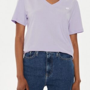 CALVIN KLEIN JEANS – T-Shirt Donna Embro Badge Viola