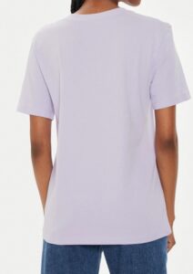 CALVIN KLEIN JEANS – T-Shirt Donna Embro Badge Viola